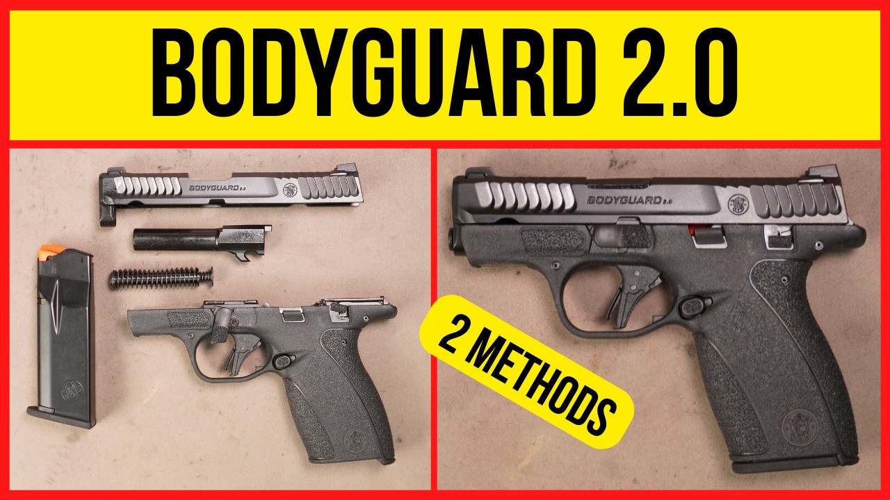 Field Strip a Smith & Wesson Bodyguard 2.0 (2 Easy Ways!)