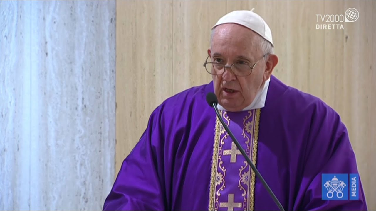 Papa Francesco, omelia a Santa Marta del 9 marzo 2020
