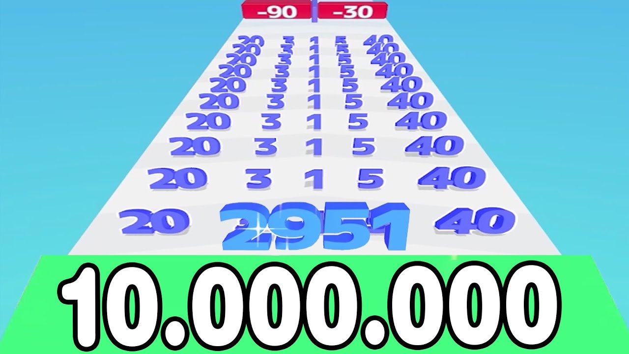NUMBER MASTER - Number (0 - 100)  Evolution Run Master Gameplay Walkthrough Android iOS (Math Games)
