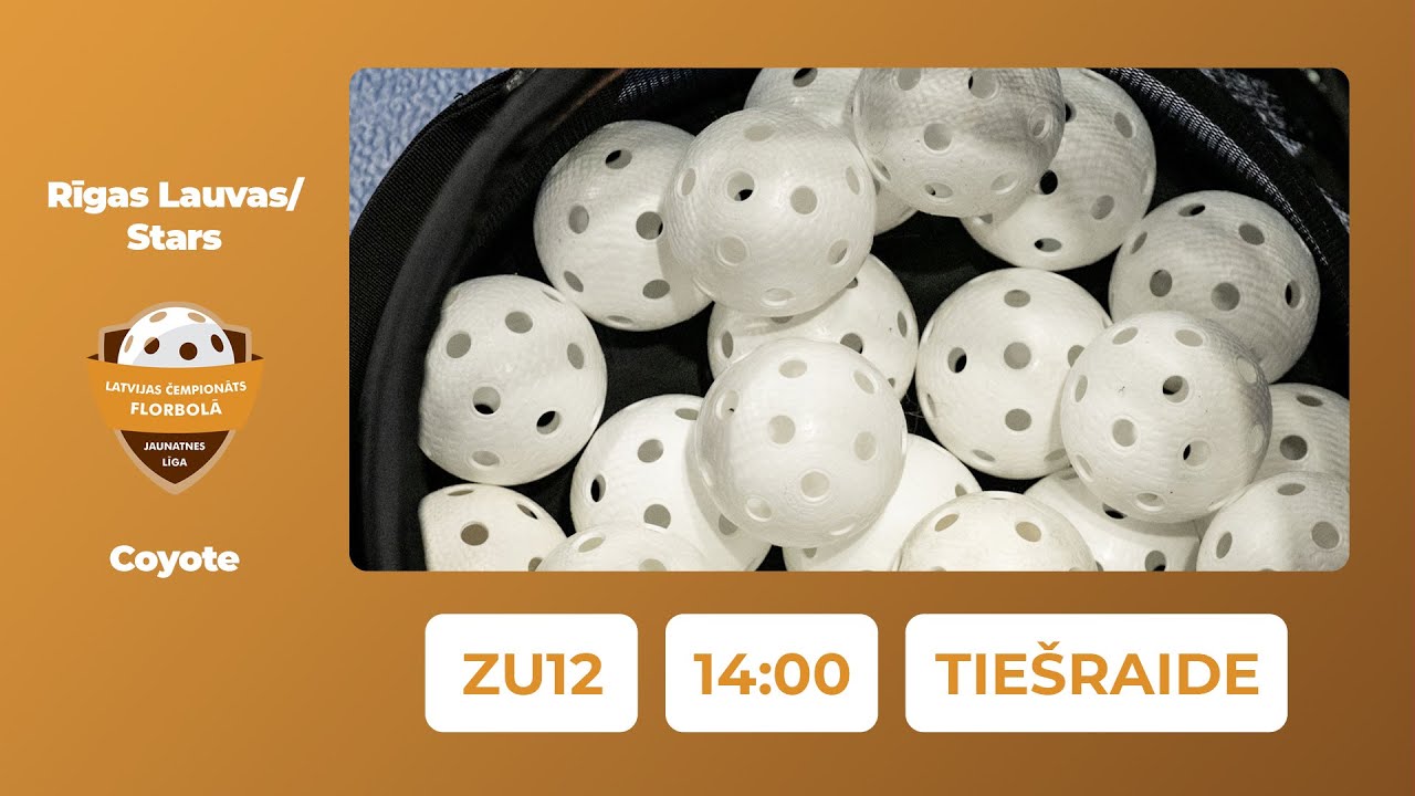 🎥 ZU12: Rīgas Lauvas/Stars - Coyote (1. divīzijas spēle par 3. vietu) (21.04.2024)