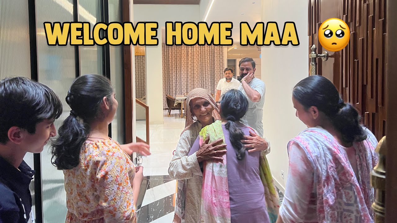 Finally Maa ghar vapis aa gayi 🥺♥️ !