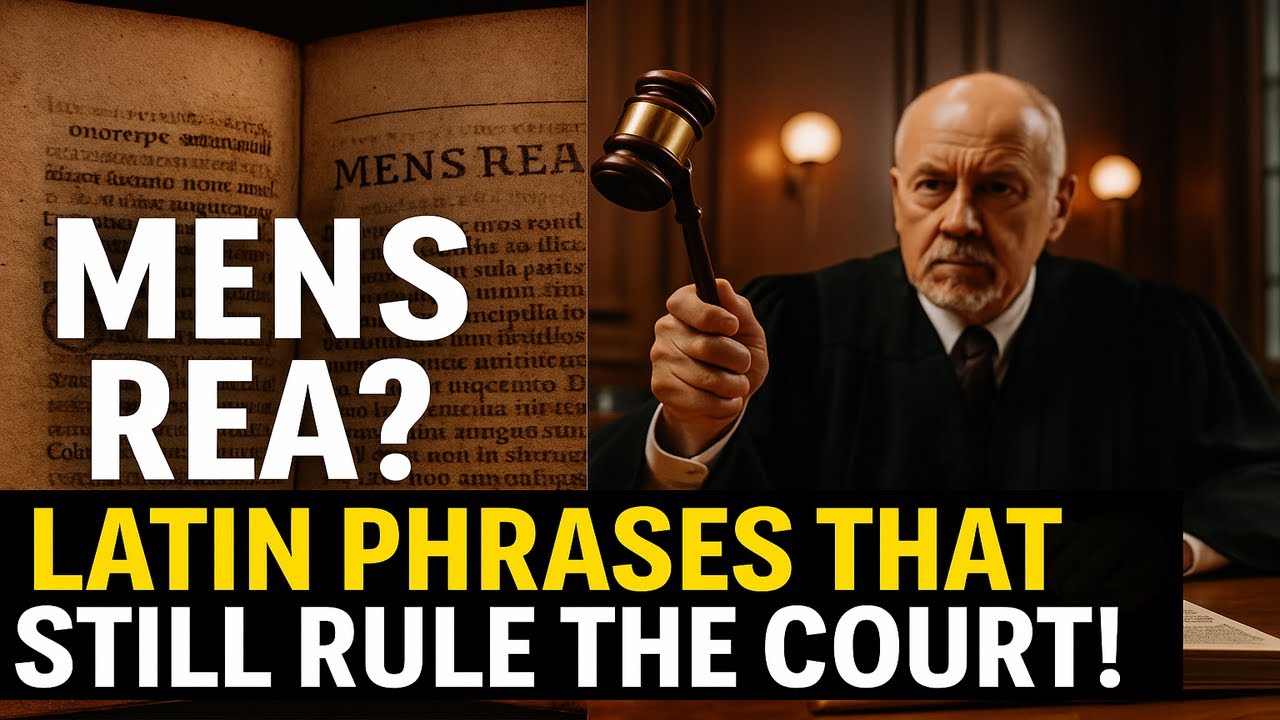 🏛️ 20 Powerful Latin Legal Maxims You Must Know!