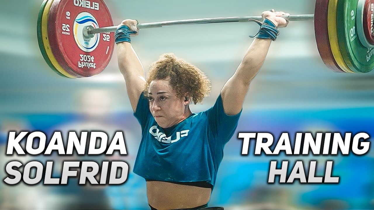 🔥Koanda Solfrid Eila Amena | SN 115 | C&J 125 | Training Hall of IWF World Cup 2024