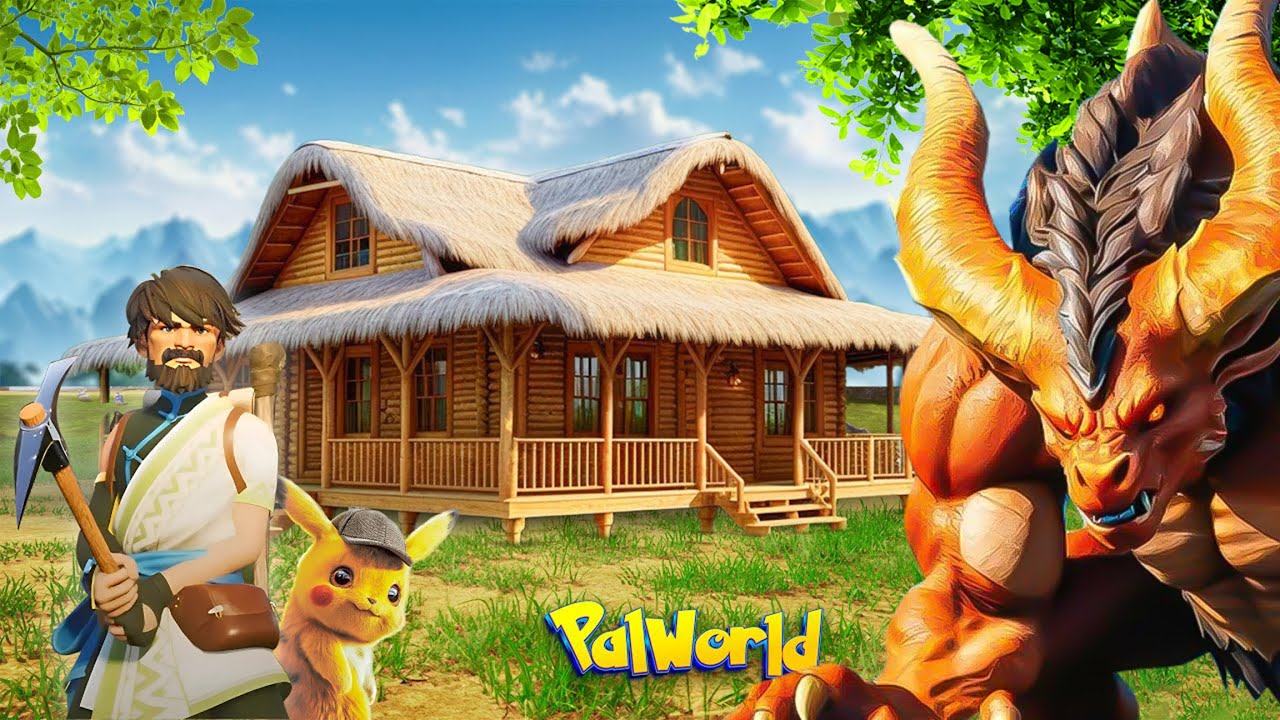 BUILDING NEW HOUSE FOR MY PALS | PALWORLD #3