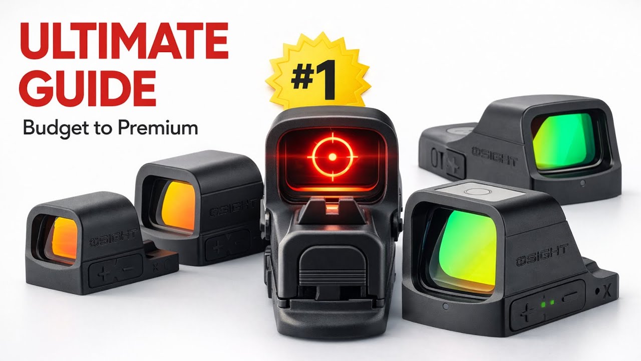 TOP 5 Best Red Dot Sights for Pistols 2026: Ultimate Budget to Premium Guide