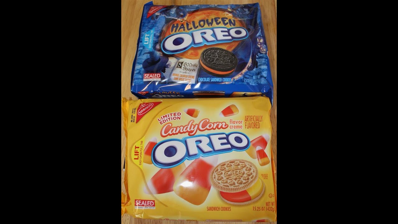 Обзор печенья Oreo на Хэллоуин и кукурузных конфет Oreo