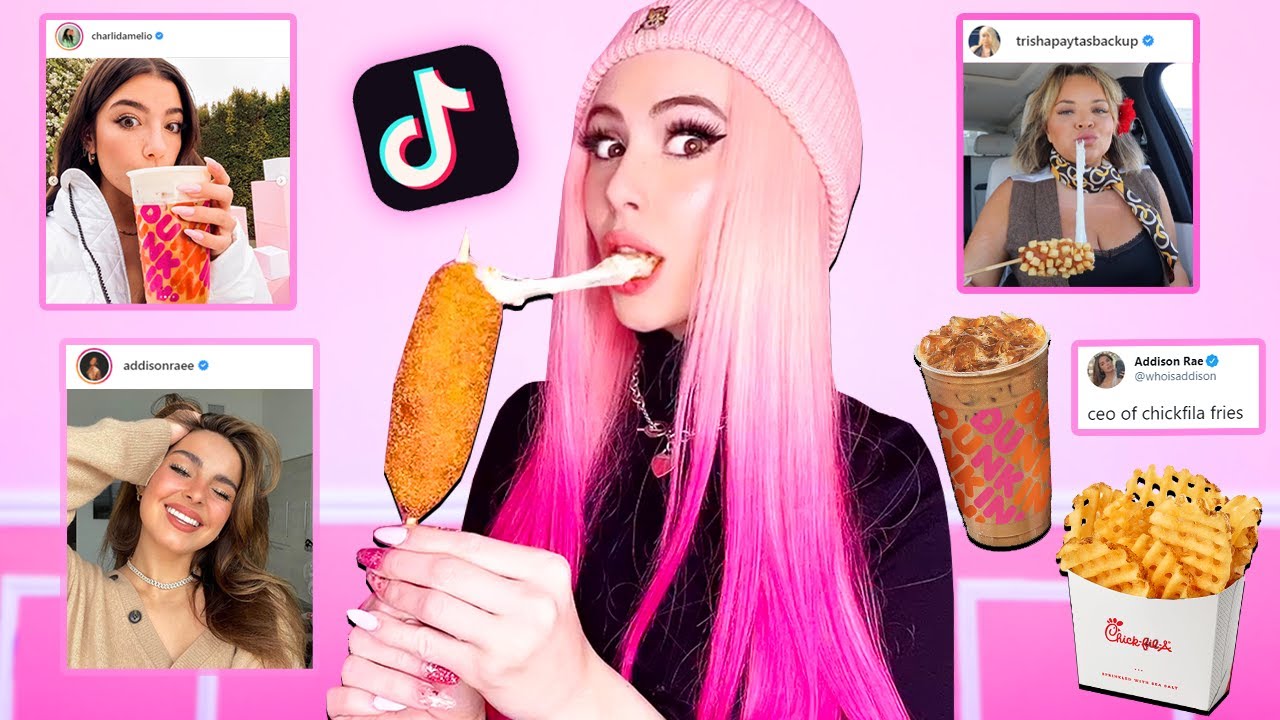 Trying TikToker's Favorite Foods... *SO GOOD*