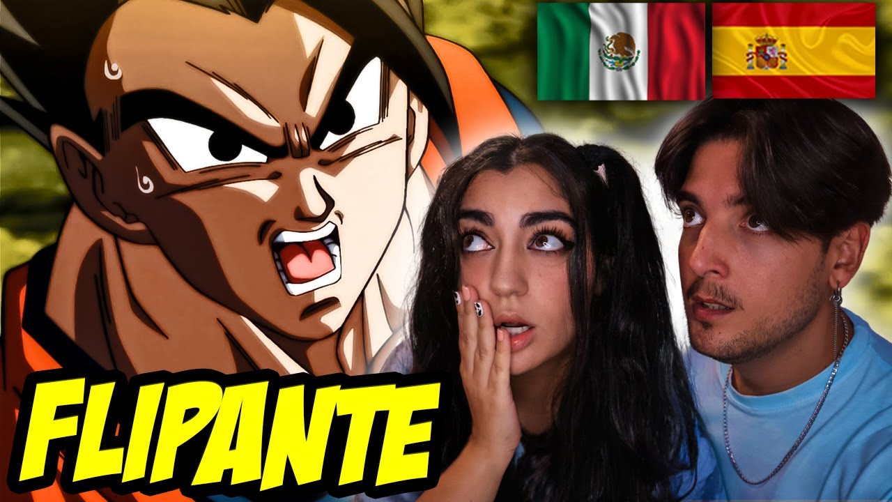 ESPAÑOLES REACCIONAN A DRAGON BALL LATINO VS ESPAÑOL💥UNIVERSO 7 VS UNIVERSO 11💥😨GOHAN KAMEHAMEHA😨