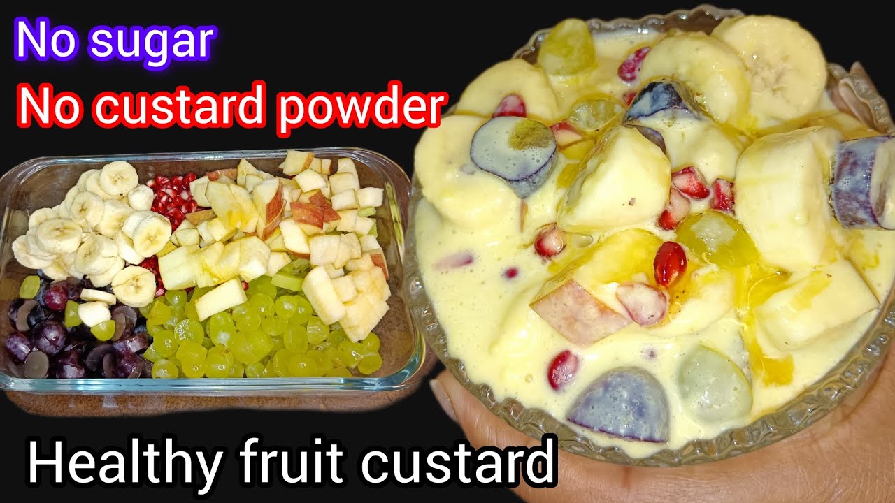 Makhana fruit custard recipe | व्रत के लिए एकदम नई रेसिपी एक कटोरी एनर्जी से भरपूर | fruit custard