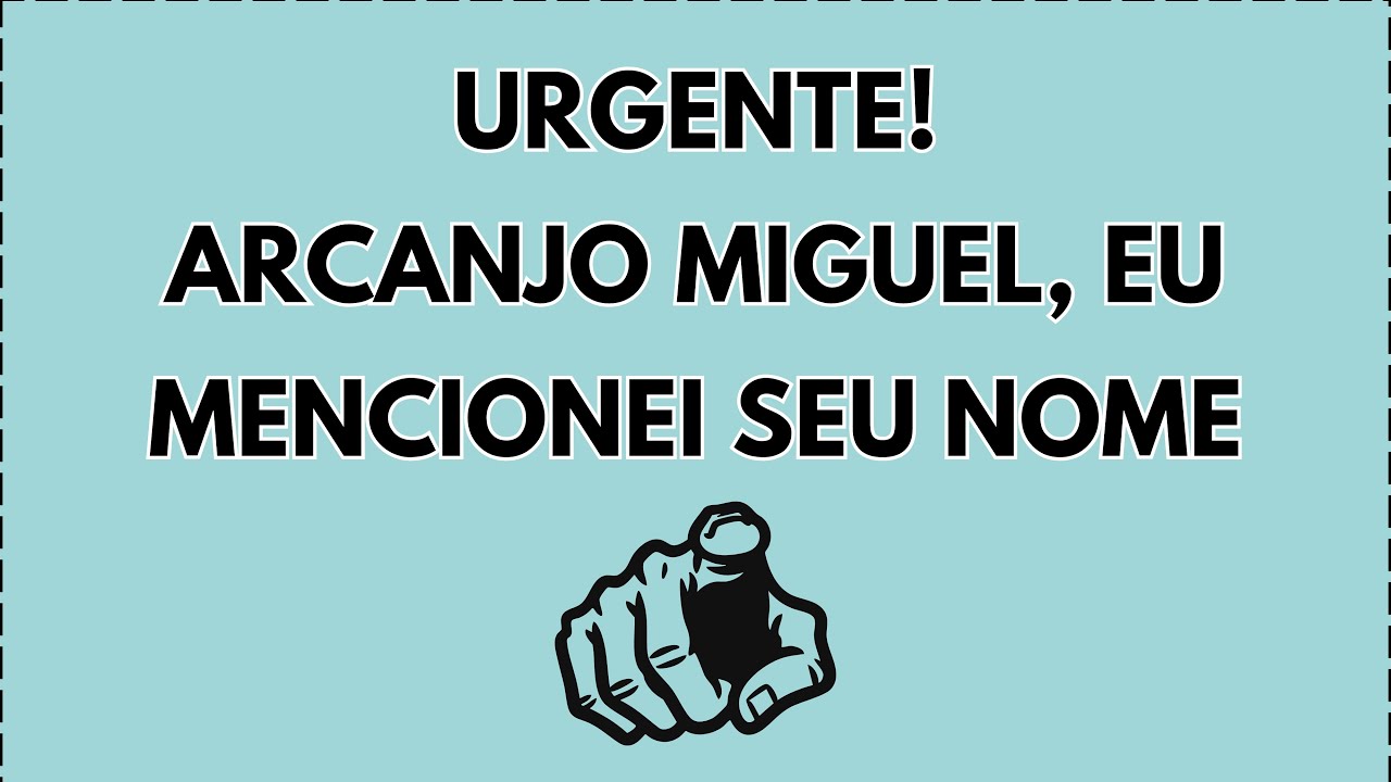 Por que o Arcanjo Miguel disse seu nome ontem à noite? 🚨 Eu imploro que você ouça isto...