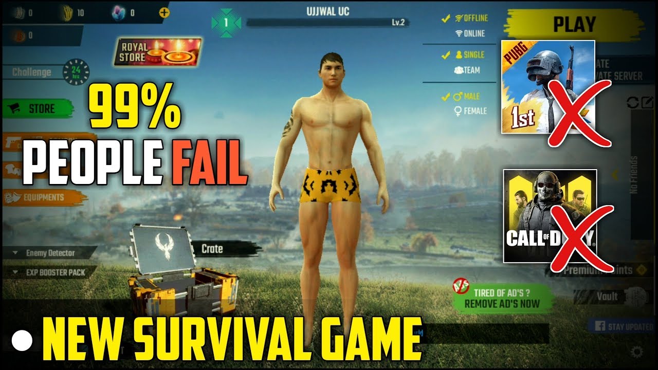 World's Hardest Survival Game | ScarFall Battle Royale Review