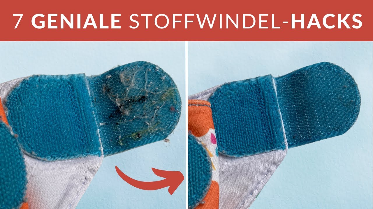 🤯 Kennst du diese 7 Stoffwindel HACKS❓ Klett reinigen, Flecken entfernen uvm.