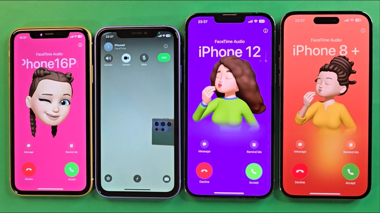 iPhone 11 iPhone 16 iPhone 13Promax iPhone 14Pm Incoming call Facetime outgoing call