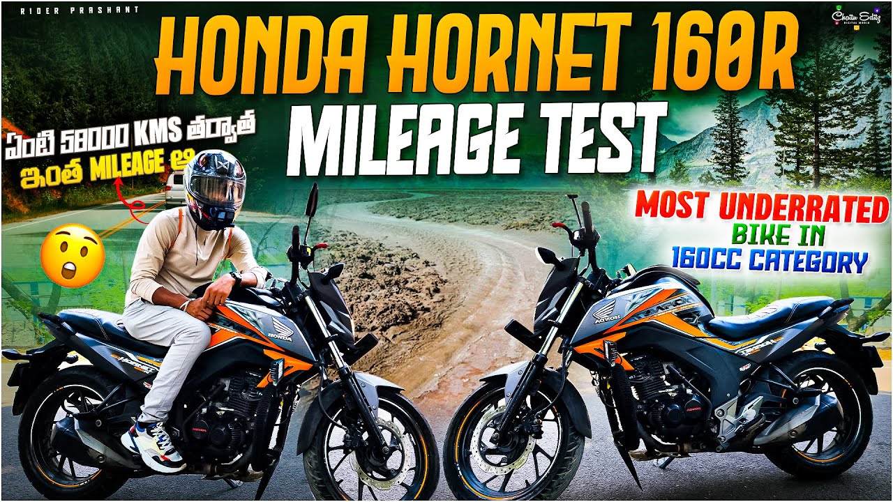 HONDA HORNET 160R MILEAGE TEST|| Hornet 160 Review|| Rider Prashant
