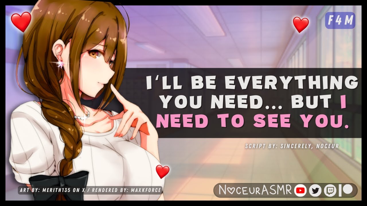 🎧 Cute Popular Girl Won't Let You Be Alone 💗🔥【F4M】(Popular Girl) (Flirty)