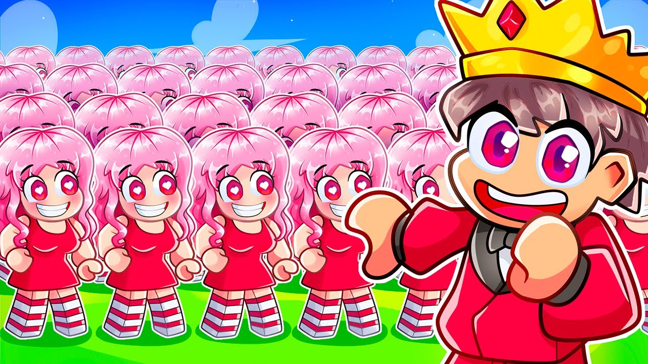 I Cloned MY CRAZY FAN GIRLS INFINITE Times in Roblox...