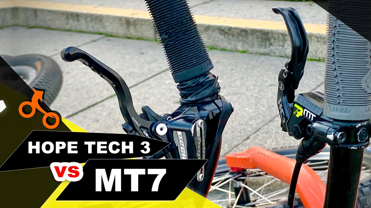 Magura MT7 vs HOPE TECH 3 - test hamulców po roku jazdy w street trialu.