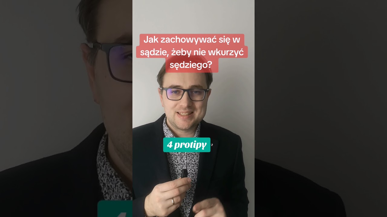 Jak zachowywać się w sądzie żeby nie wkurzyć sędziego? #rozprawa #sąd #radcaprawny #adwokat