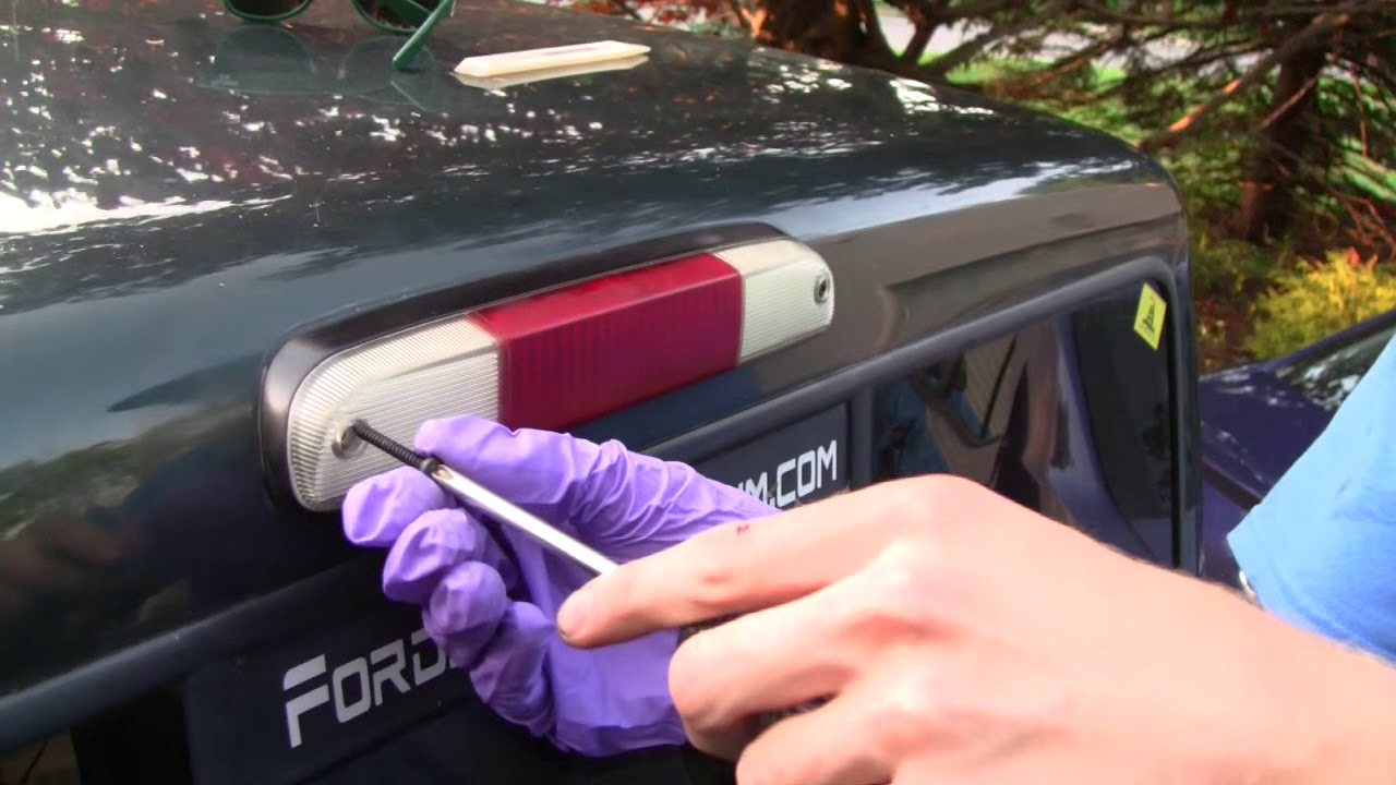HOW TO SEAL A LEAKY BRAKE LIGHT