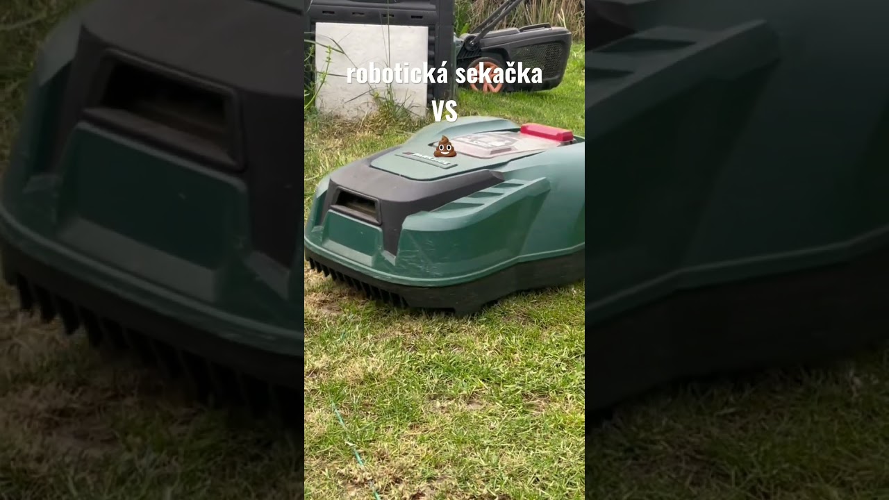 Robotick&aacute; sekačka Parkside z Lidlu vs 💩 #parkside #pmrda #robotickasekacka