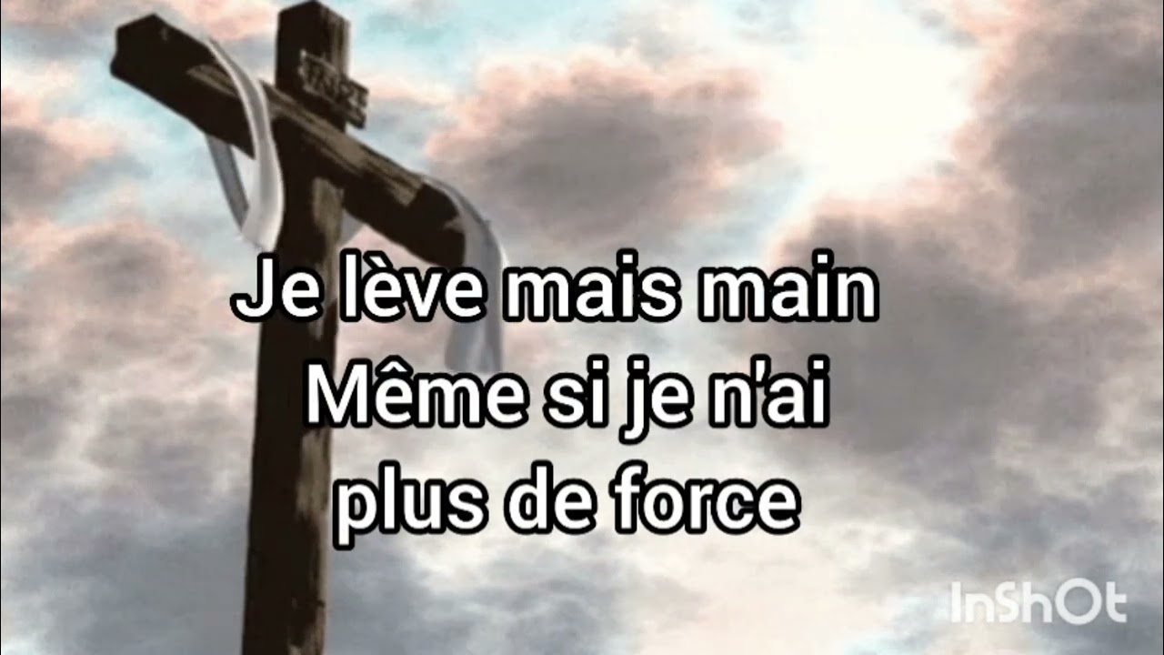 Playback avec paroles Dieu est là et je lève mes mains