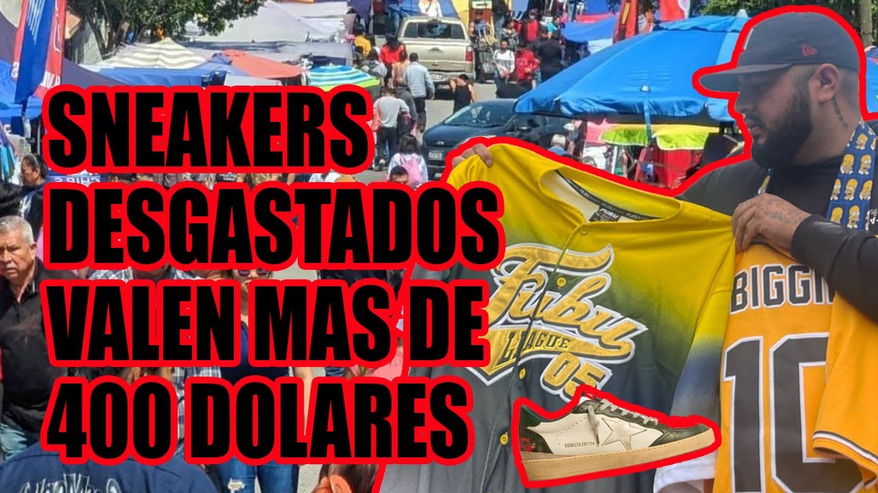 ESTE PAR DE DISEÑADOR DESGASTADO VALE 400 DOLARES y ENCONTRE JERSEY FUBU vintage en El TIANGUIS