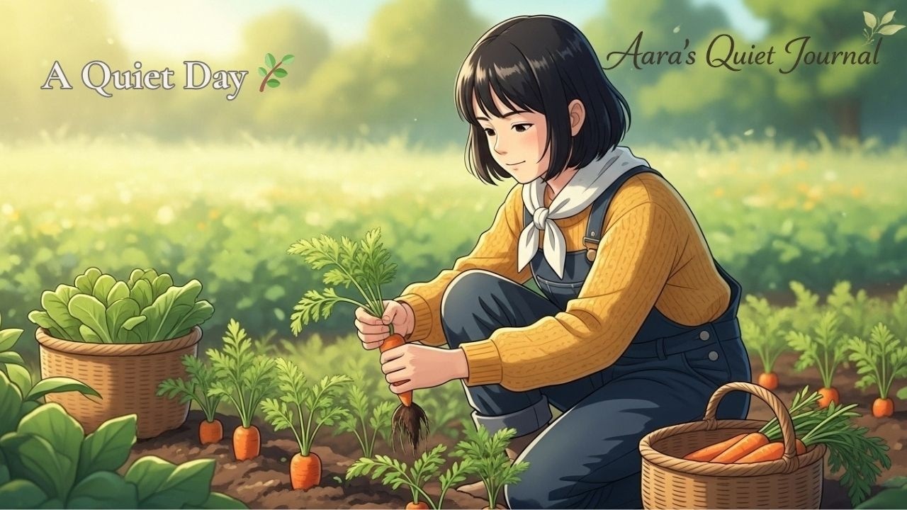 A Quiet Day in the Life – Gardening & Cozy Cooking | Ghibli - style ASMR