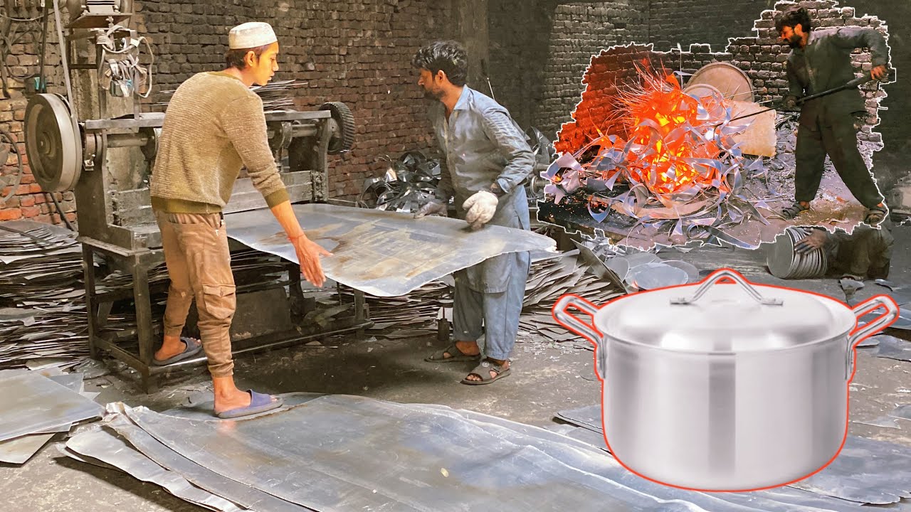 Amazing Aluminum Recycling process | manufacturing process of aluminum cooking pots