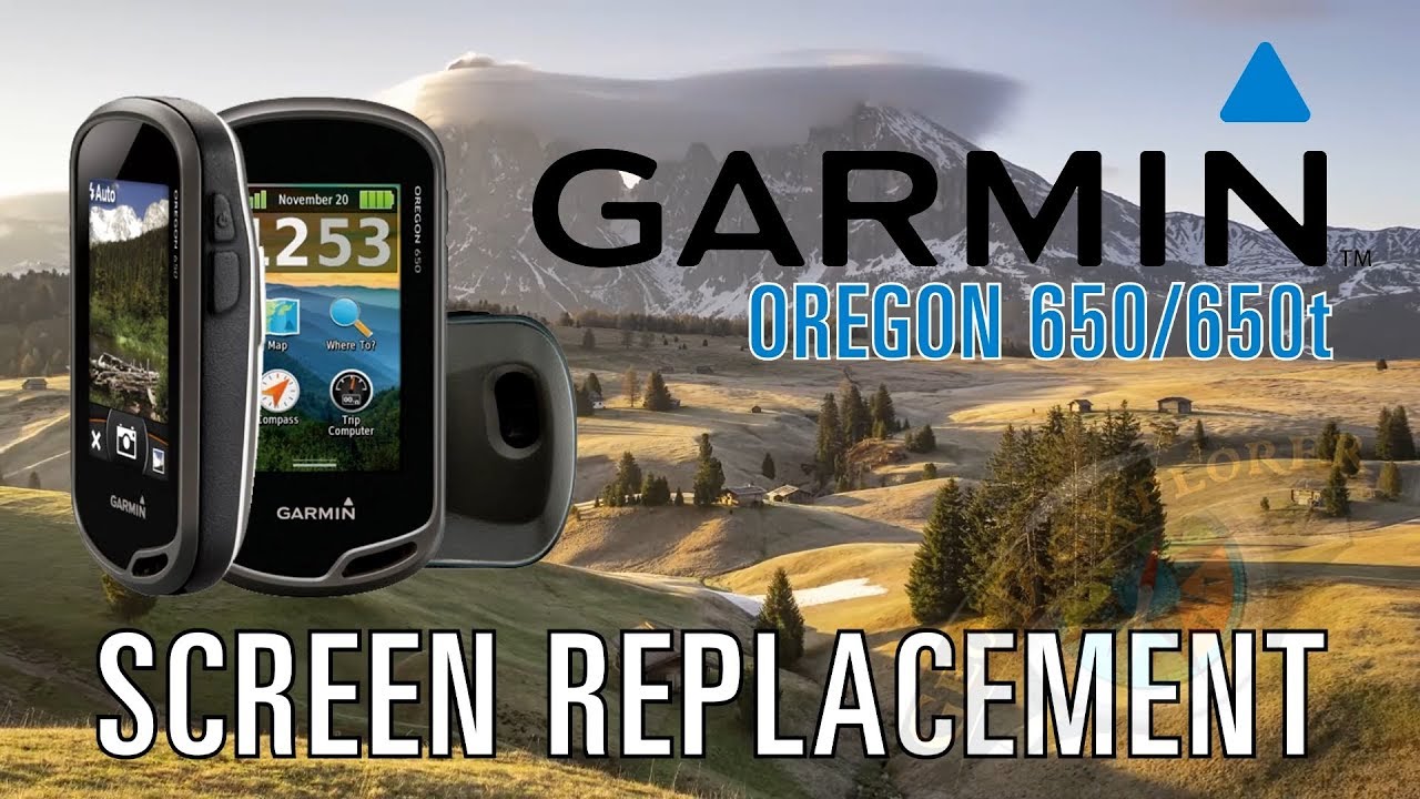 Garmin Oregon 650/650t Screen Replacement - Geocaching