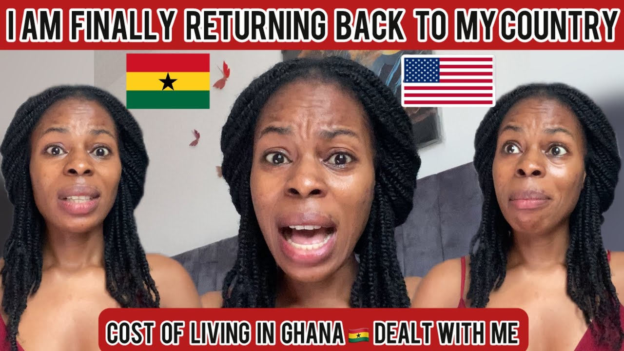 I Am Finally Returning Back To My Country 🇺🇸 🥹 Cost Of Living In Ghana 🇬🇭 Dealt With Me 😫