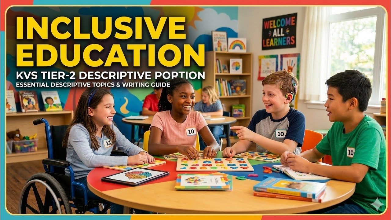 Inclusive Education (Descriptive Portion) | KVS Tier-2 Masterclass