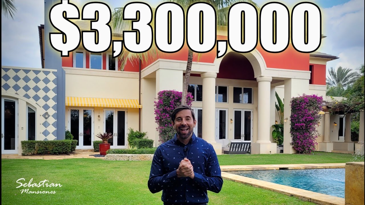 TOUR a MANSION de $3,300,000 de DOLARES. INSPIRADA en una VILLA TOSCANA y con FANTASTICO EXTERIOR