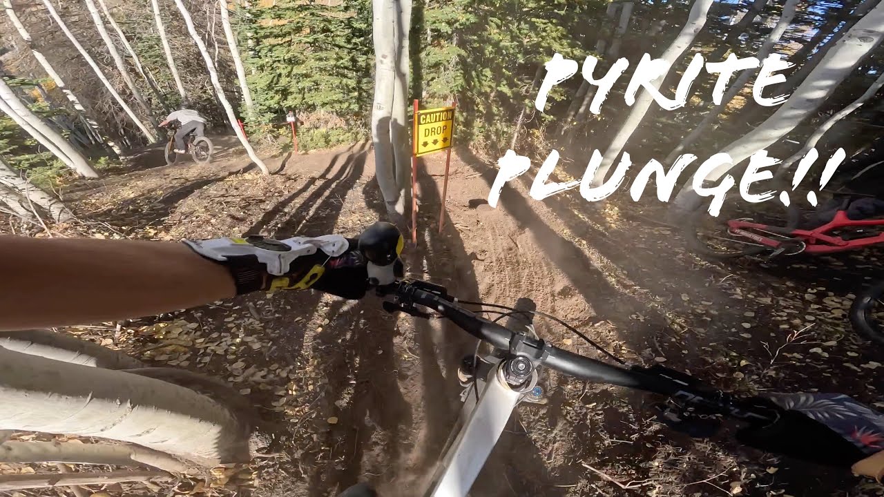 PYRITE PLUNGE Brand New Trail Solitude Bike Park!