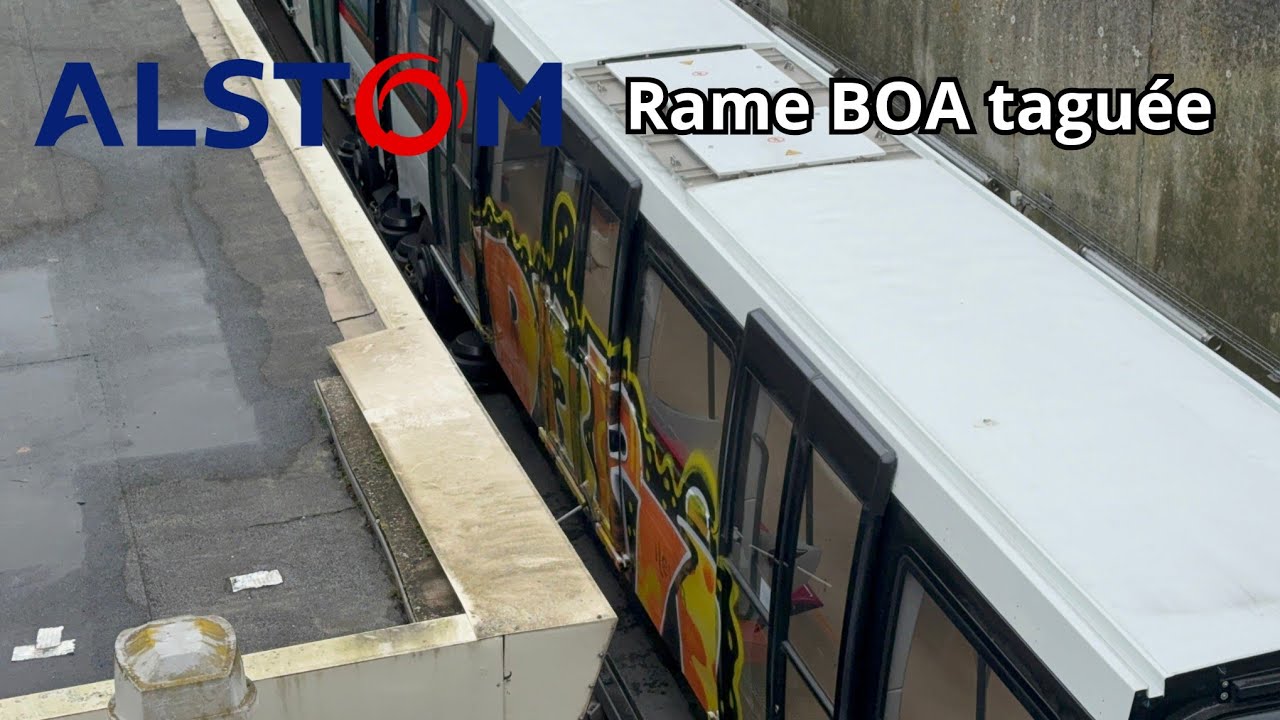 [ALSTOM] Rame BOA taguée à la machine à laver