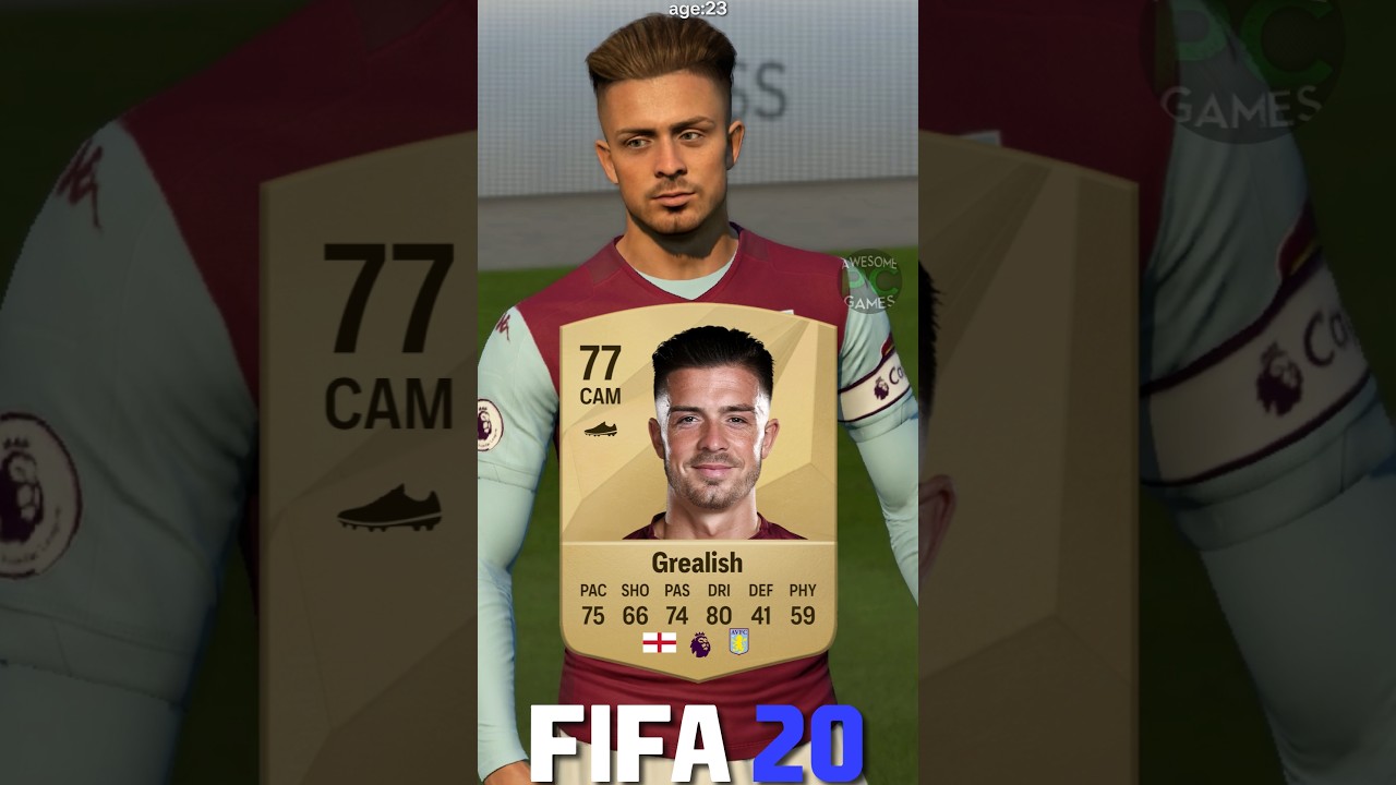 🇮🇪🏴󠁧󠁢󠁥󠁮󠁧󠁿 JACK GREALISH fifa evolution (14-25) #eafc25 #fc25 #fifa #grealish #mancity