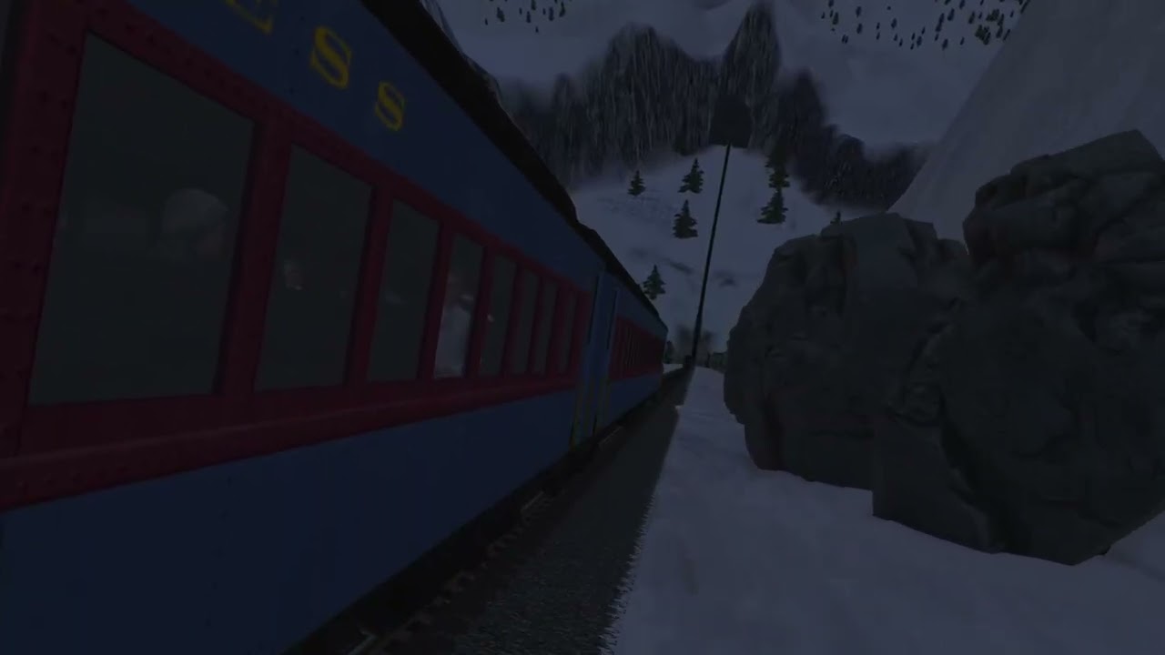 TRAINZ RAILROAD SIMULATOR - THE TRAIN LIGHT IN THE DARKNESS