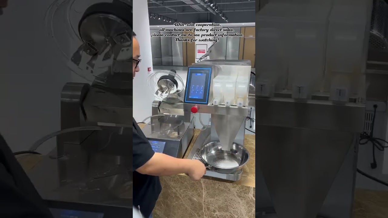 A natural match - cooking machine and seasoning machine, wonderful presentation!