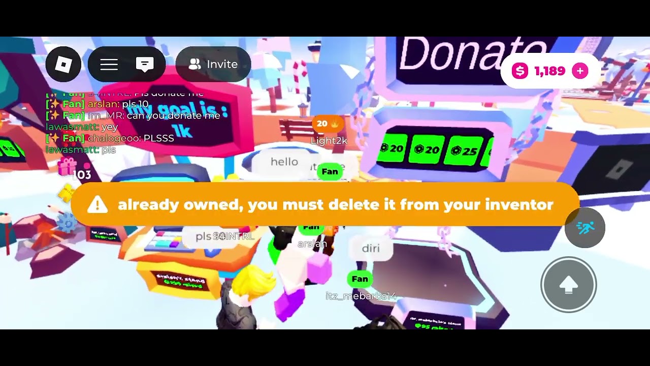 Donated my friend