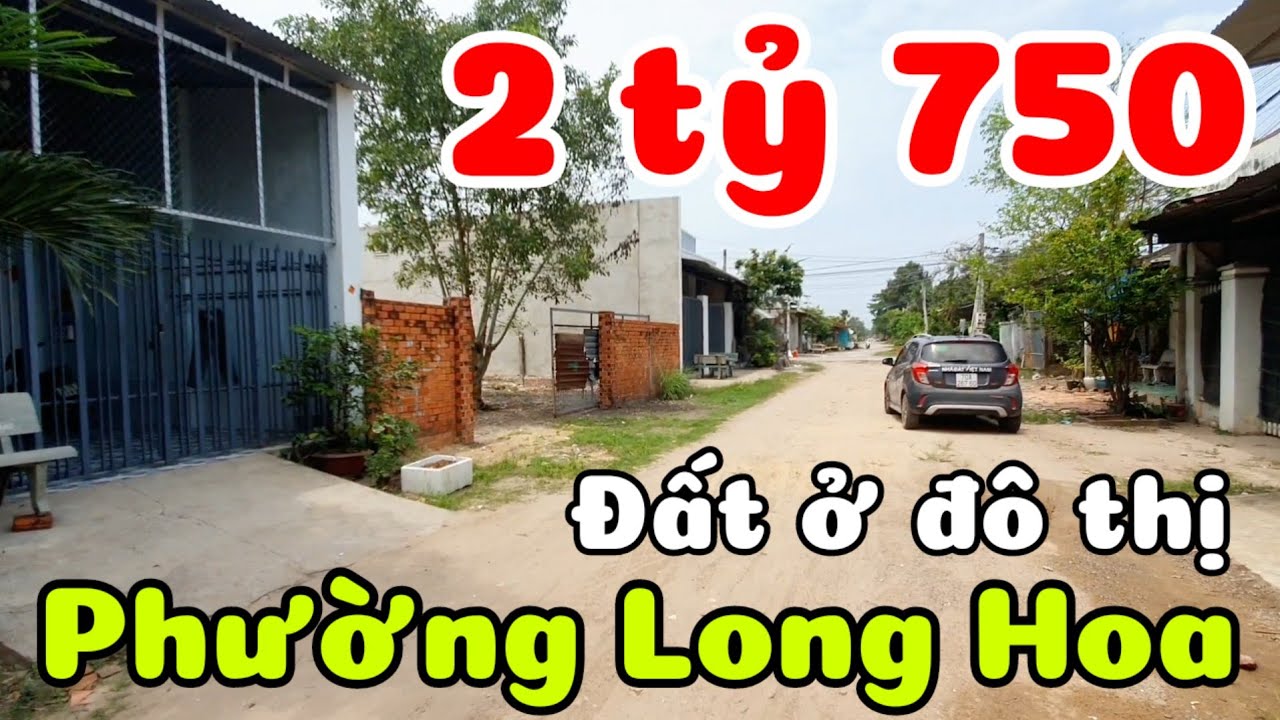Đất đô thị 12,5x28,5 nở hậu 12,8m giá 2 tỷ 750 triệu ở phường Long Hoa Tây Ninh vị trí đẹp
