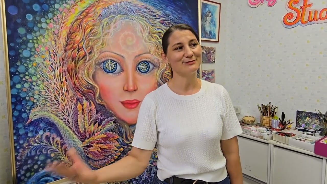 Atelier SECRET în Japonia: pictorița din MOLDOVA 
