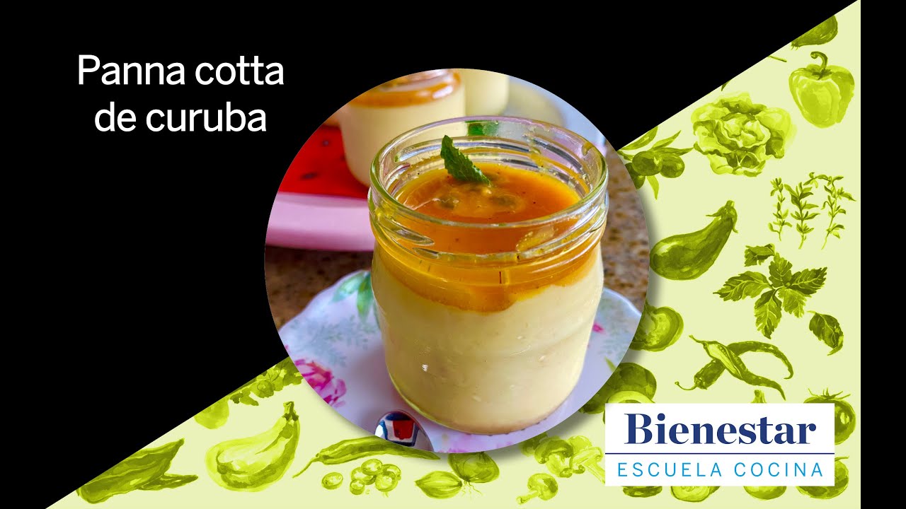 Panna cotta de curuba