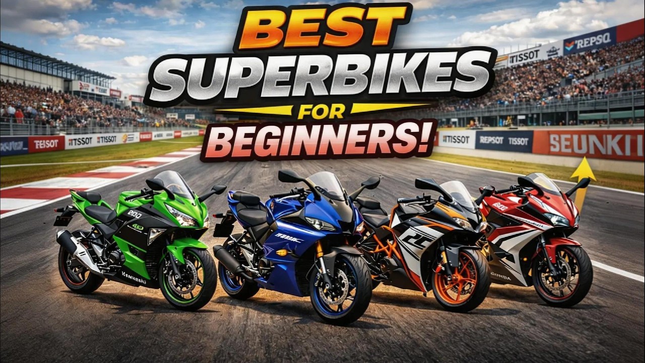Top Superbikes For New Riders, Beginners Friendly