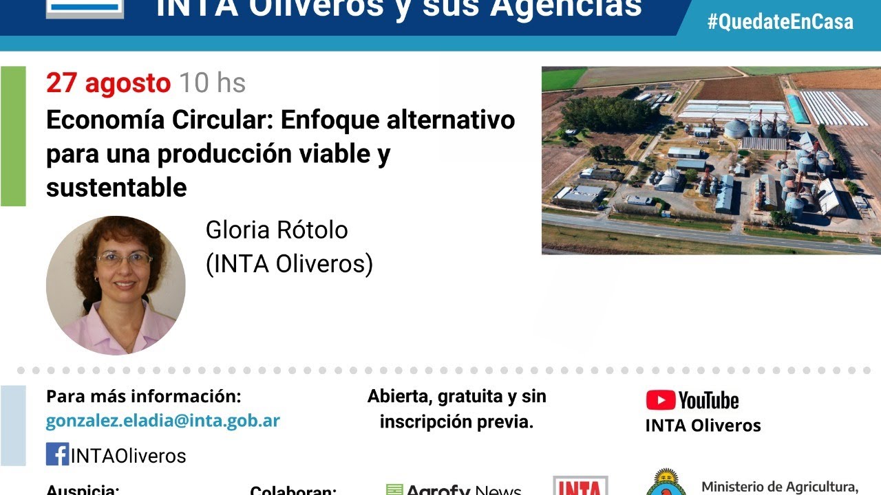 Ciclo de charlas virtuales. Economía circular: enfoque alternativo para una producción viable