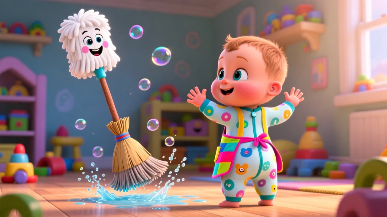 Baby Car Wash Song 🚗🧼 Fun Kids Song | Playful Learning Adventure