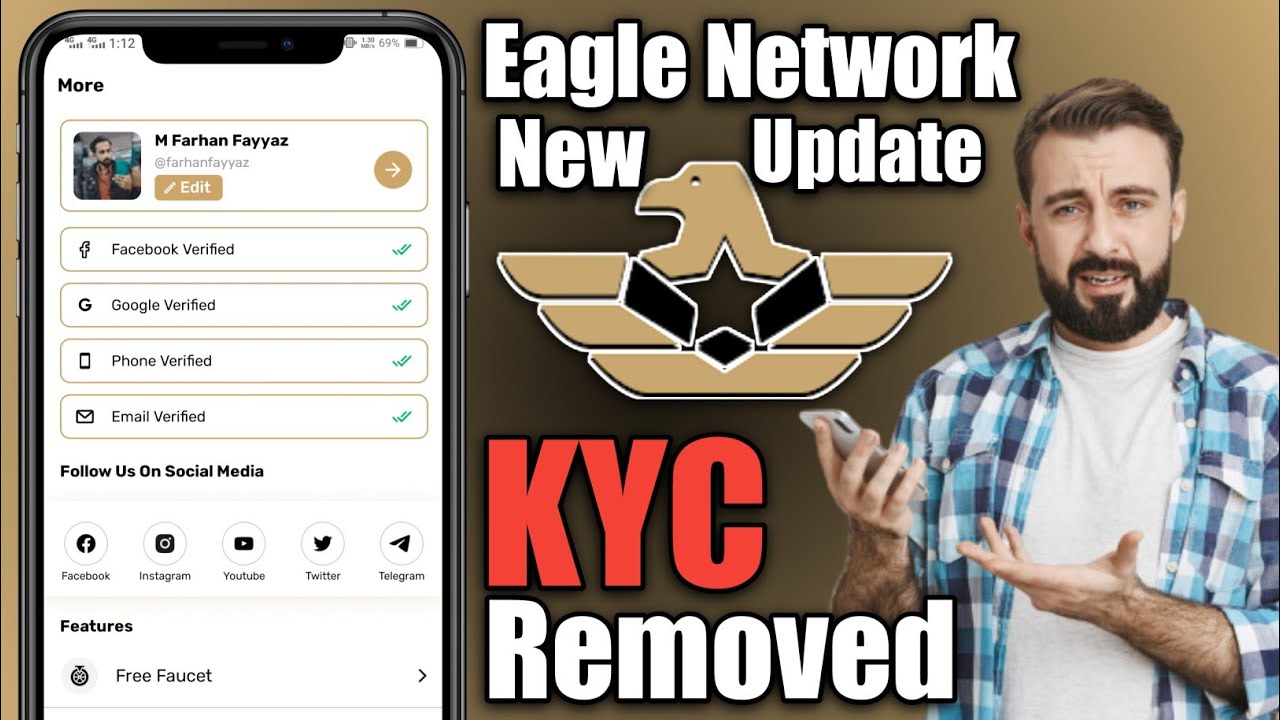 Eagle Network new update| eagle network kyc removed from app | eagle network kyc verification update