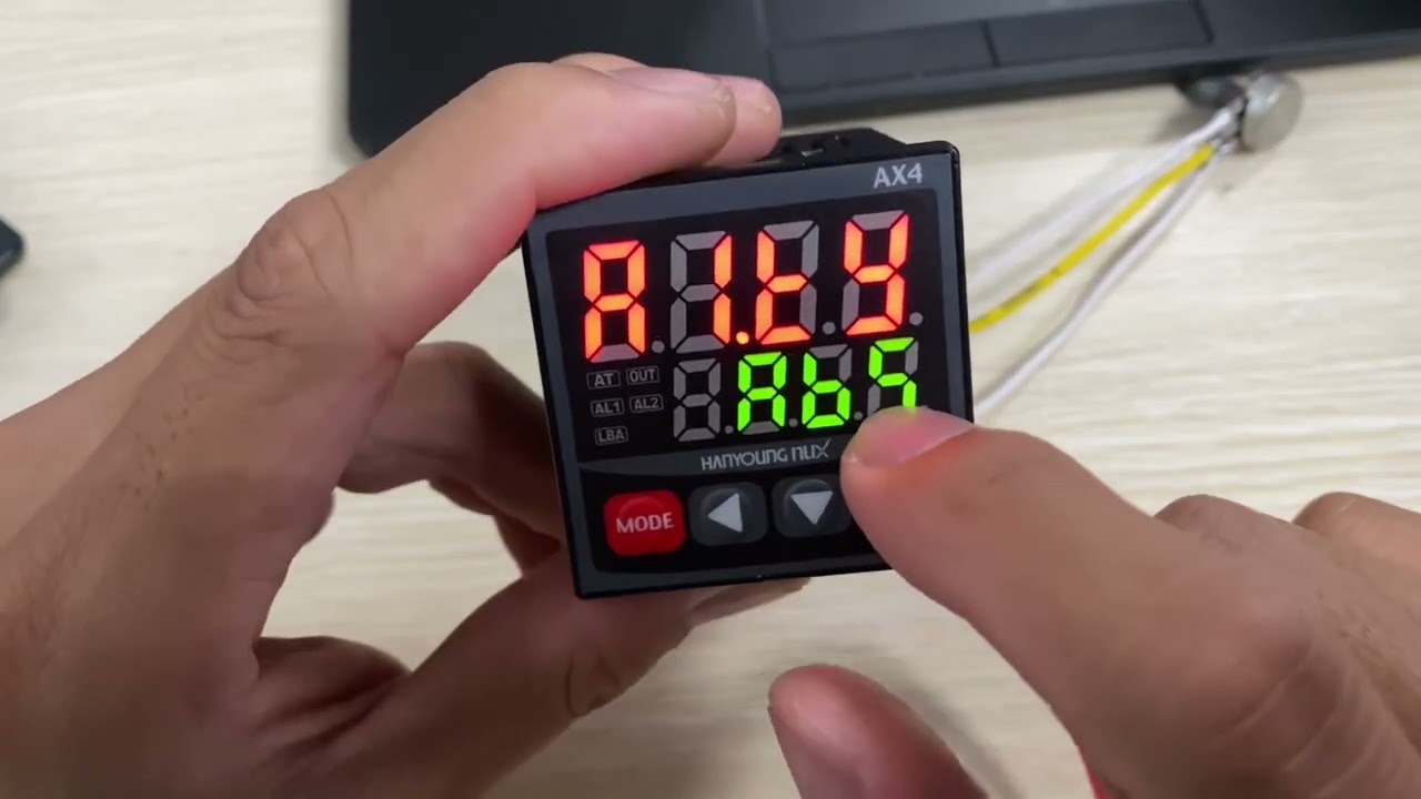 hướng dẫn cài đặt cảnh báo ngoài dãy đặt cho đồng hồ nhiệt ax4, ax2, ax3, ax7, ax9