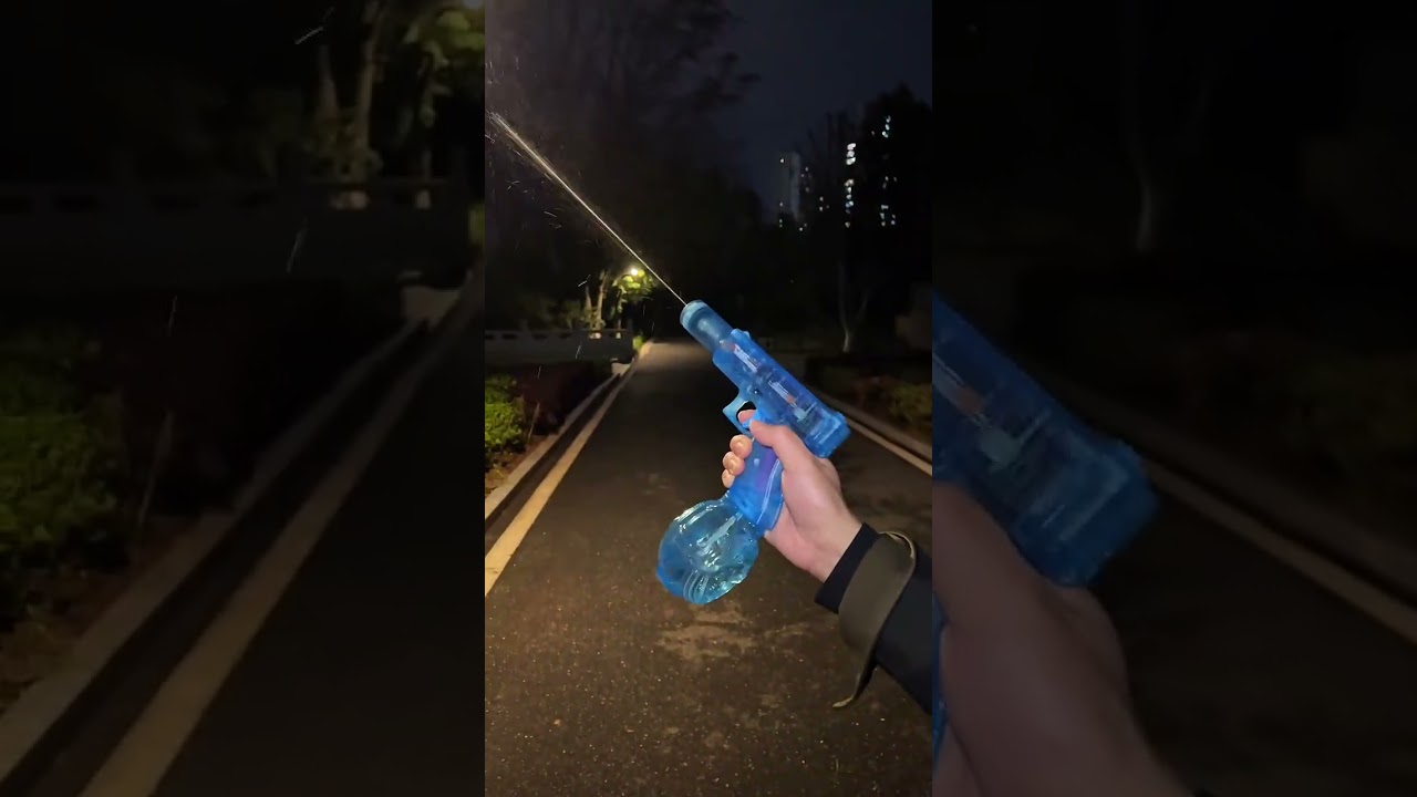 This water gun is so much fun, and the firing speed is super fast! #ElectricWaterGun