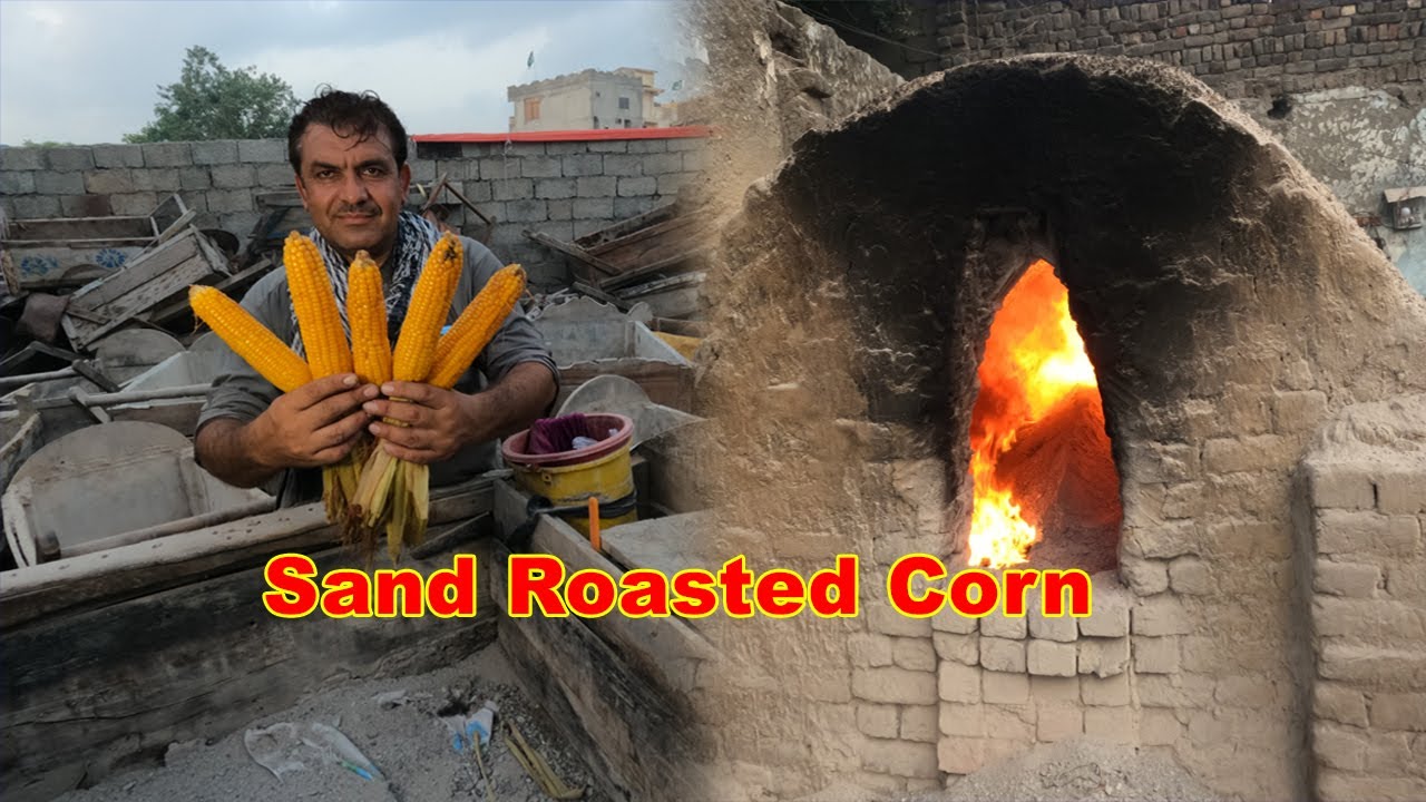 Sand roasted corn step by step | chali rait wala in rawalpindi