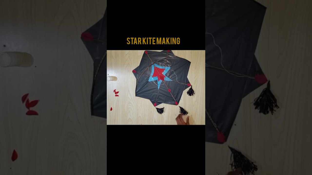 Star kite making #gamechangerskiteclub #kiteflying #dillikiteclub #outdooractivity #kiteground