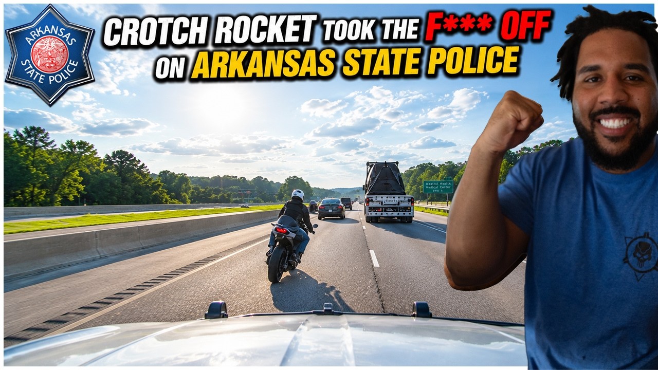 Perfect Chase | Cocky Biker took the F*** Off on Arkansas State Police & NEVER LET UP!